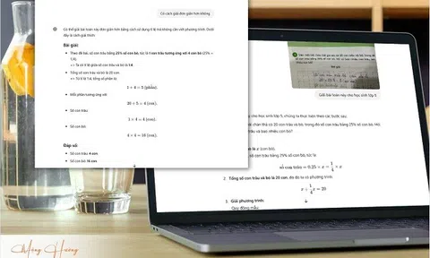 Cùng con ứng dụng AI trong học tập