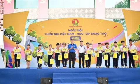 Hơn 1.500 em học sinh tham gia ngày hội “Thiếu nhi Việt Nam - Học tập sáng tạo”