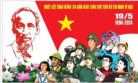 Triển lãm tranh cổ động tấm lớn tuyên truyền kỷ niệm 135 năm Ngày sinh Chủ tịch Hồ Chí Minh