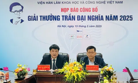 Giải thưởng Trần Đại Nghĩa 2025 vinh danh 2 công trình khoa học công nghệ xuất sắc
