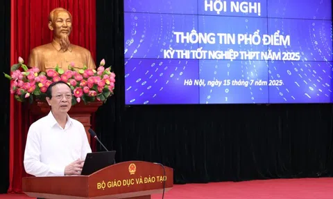 Bộ Giáo dục và Đào tạo công bố phổ điểm các môn thi tốt nghiệp THPT năm 2025
