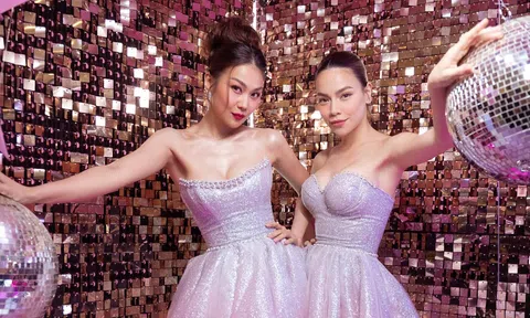 "Hồ Ngọc Hà và Thanh Hằng" diện váy đôi kiểu công chúa đi sự kiện