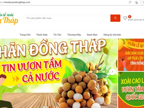 Tuần lễ xoài và trái cây chủ lực tỉnh Đồng Tháp sẽ diễn ra từ 16-22/5 theo hình thức trực tuyến