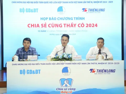 'Chia sẻ cùng thầy cô' năm 2024: 10 năm vì Hành trình dạy – học hạnh phúc