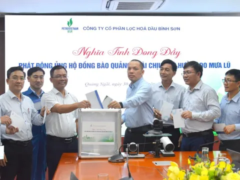 BSR quyên góp ủng hộ đồng bào Quảng Ngãi khắc phục hậu quả mưa lũ