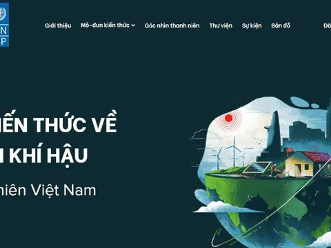 Ra mắt Cổng thông tin về biến đổi khí hậu cho thanh niên